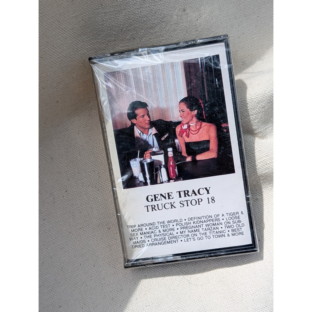 Gene Tracy Truck Stop 18 Cassette Tape Vintage Comedy Gusto Records New Sealed